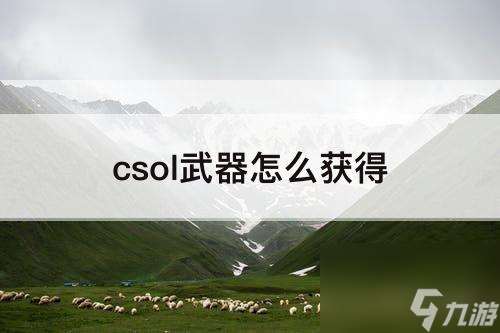 csol武器怎么获得