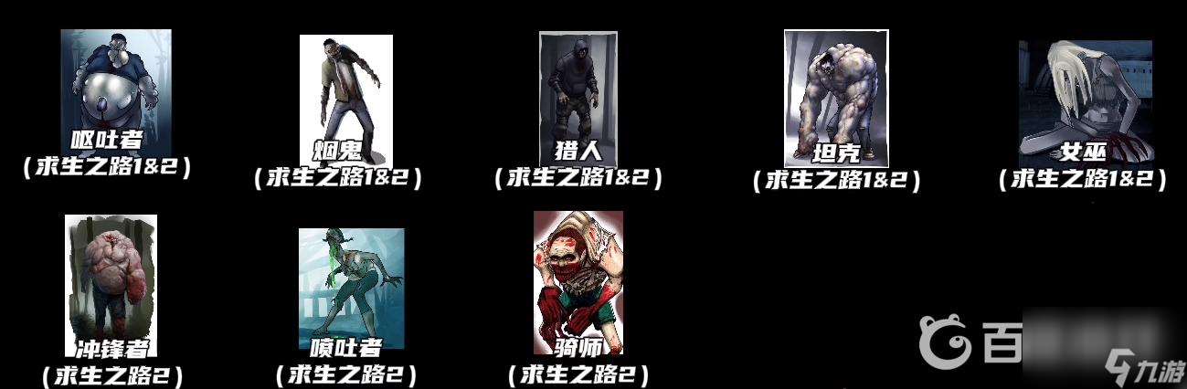 求生之路2喪尸種類有哪些？