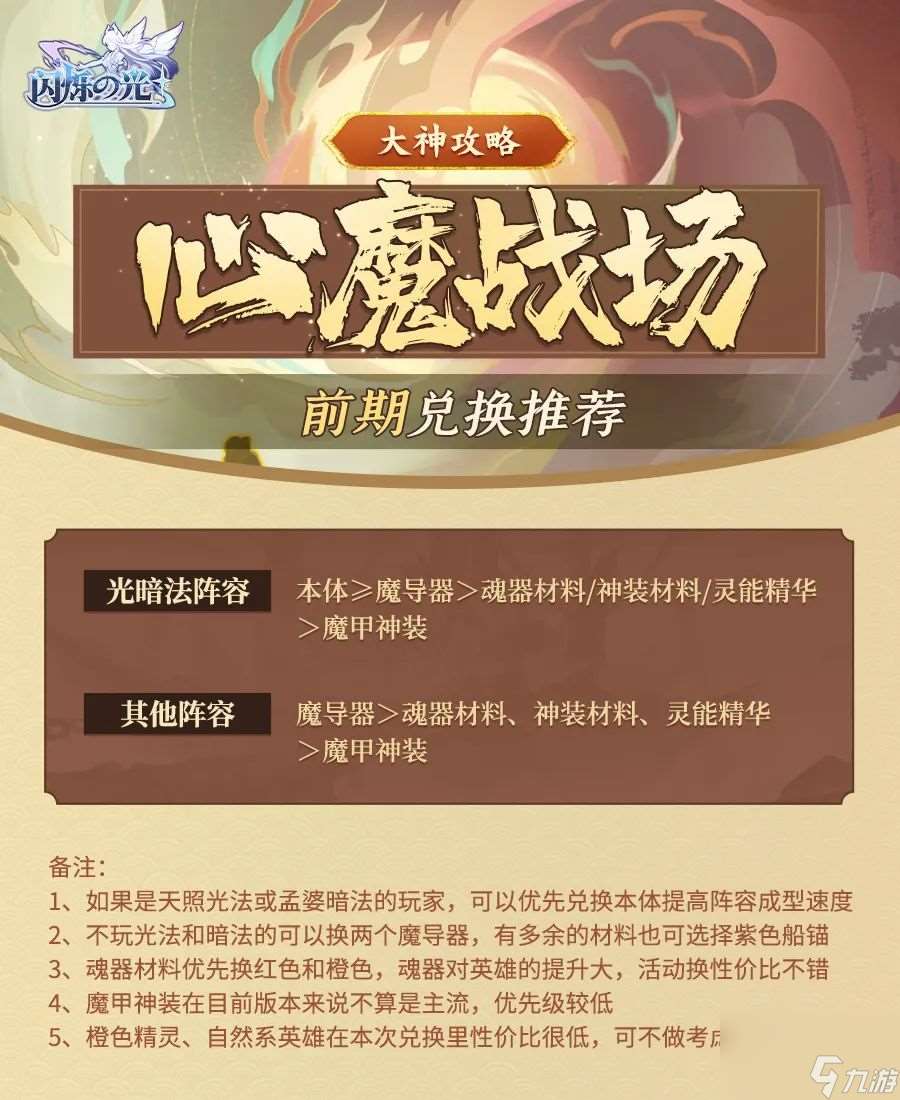 闪烁之光心魔战场攻略心魔战场兑换指南