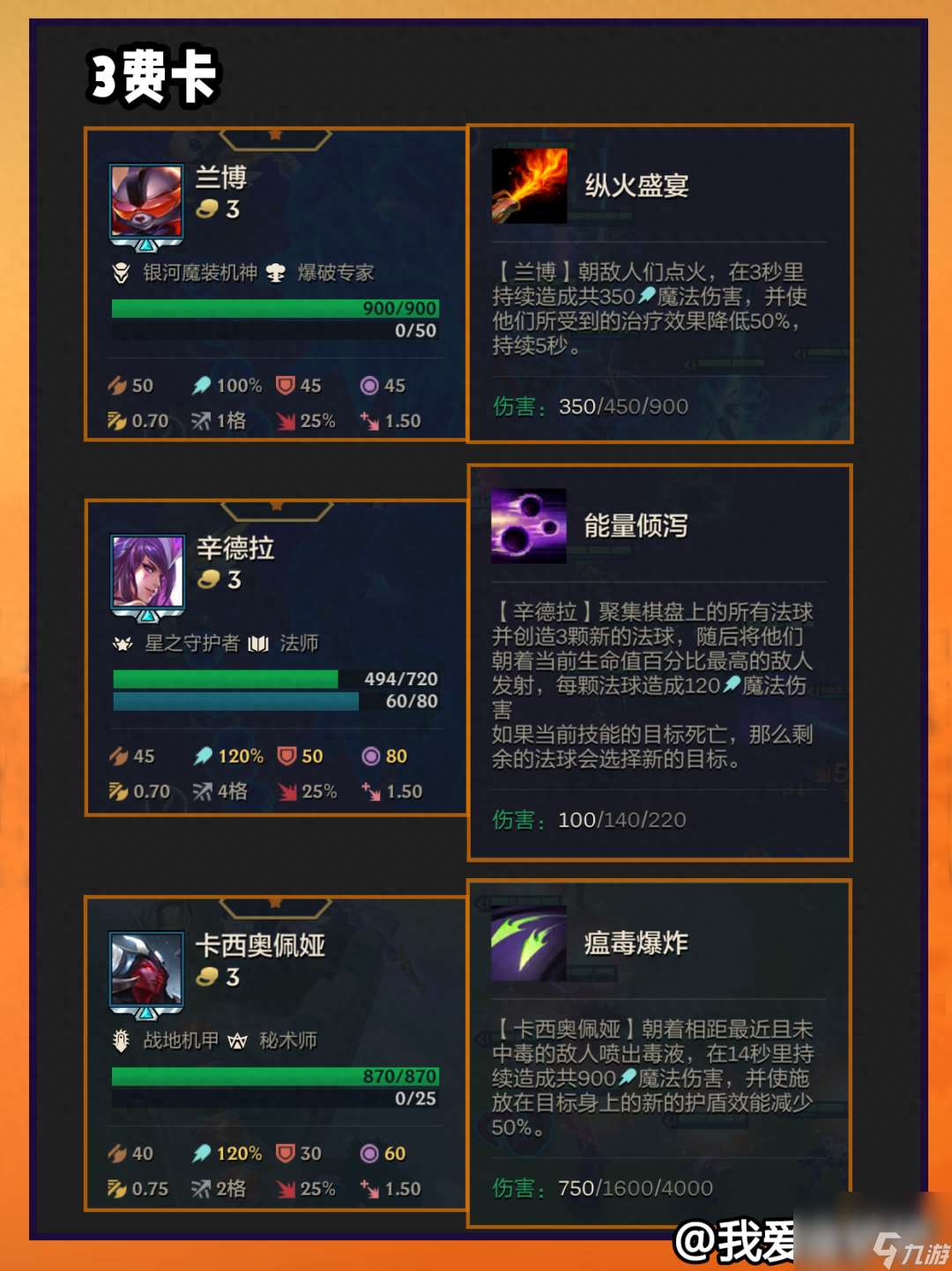 金铲铲激战星海S3.5技能大全