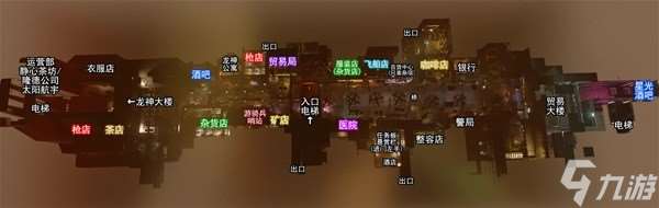 星空主要城市地图介绍