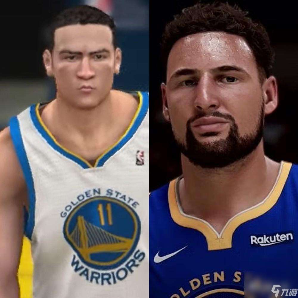 NBA 2K 中的明星（篮球明星模型对比）