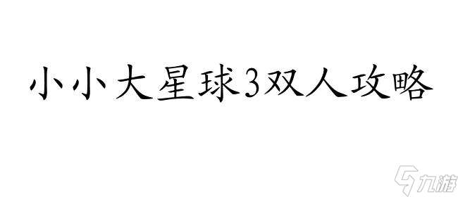 小小大星球3双人攻略-详细指南与技巧分享