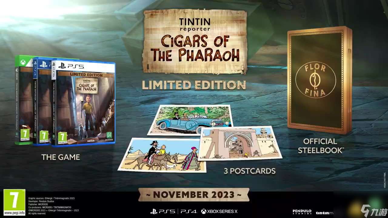 《丁丁历险记:法老的雪茄》实机预告 11月7日上线