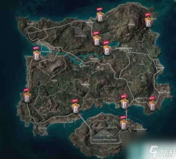 《pubg》艾伦格密室位置图一览