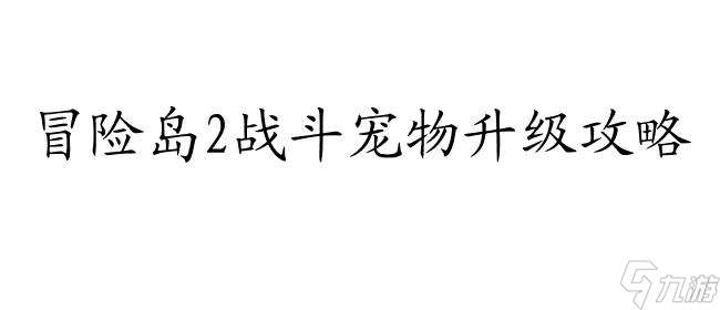 冒险岛2战斗宠物升级攻略