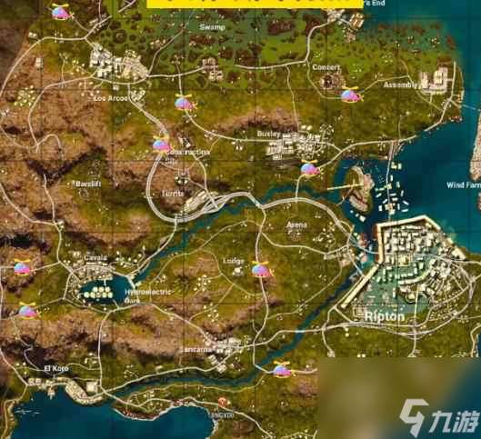 《pubg》米拉玛滑翔机刷新点一览