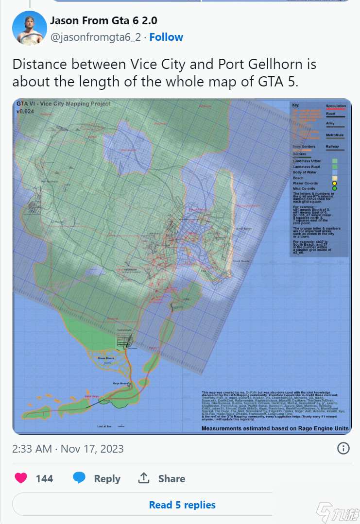 《GTA6》的开放世界地图可能是5代的3倍大