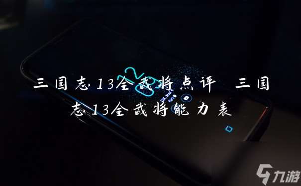 三国志13全武将点评 三国志13全武将能力表