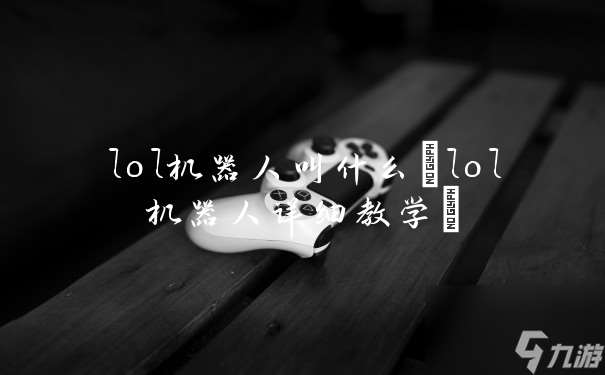 lol机器人叫什么(lol机器人详细教学)