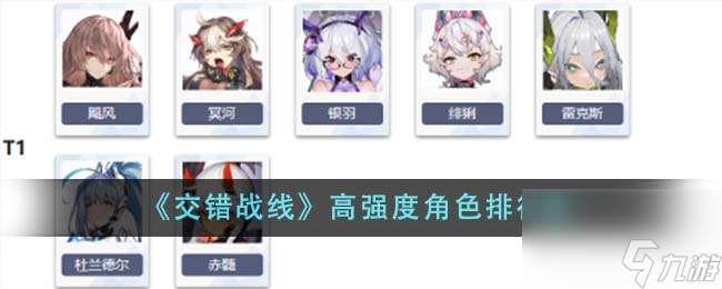 交錯戰線高強度角色有哪些-高強度角色排行榜