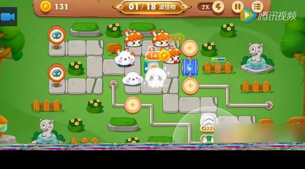 保卫萝卜3公园第32关怎么过（第32关金萝卜获取攻略）