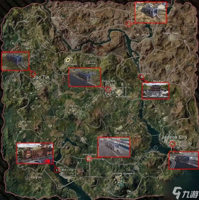 pubg荣都交易所在哪 绝地求生荣都交易所具体坐标位置一览