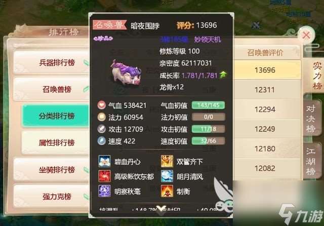 大话西游手游平民召唤兽选择推荐 最适合平民的宠物排行