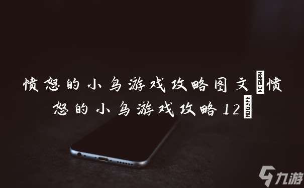 愤怒的小鸟游戏攻略图文(愤怒的小鸟游戏攻略12)