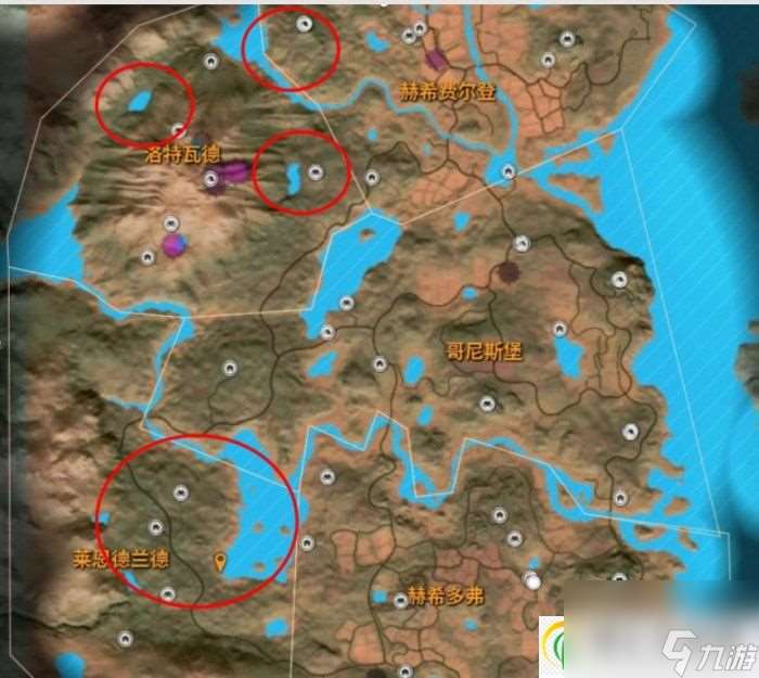 猎人荒野的召唤赫希费尔登地图有什么动物 赫希费尔登点位分享