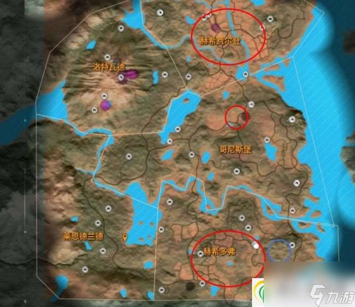 猎人荒野的召唤赫希费尔登地图有什么动物 赫希费尔登点位分享