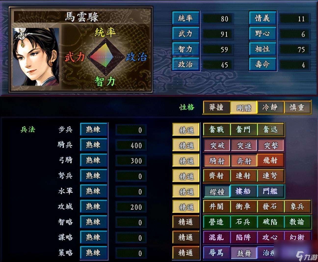 三国志9神技排行榜（三国志9综合最强武将排名）