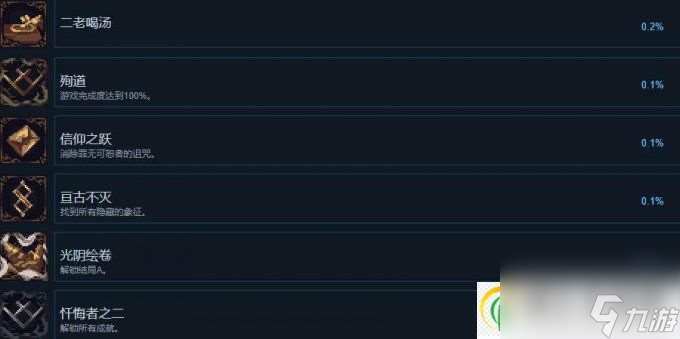 神之亵渎2成就有哪些 全成就达成条件分享