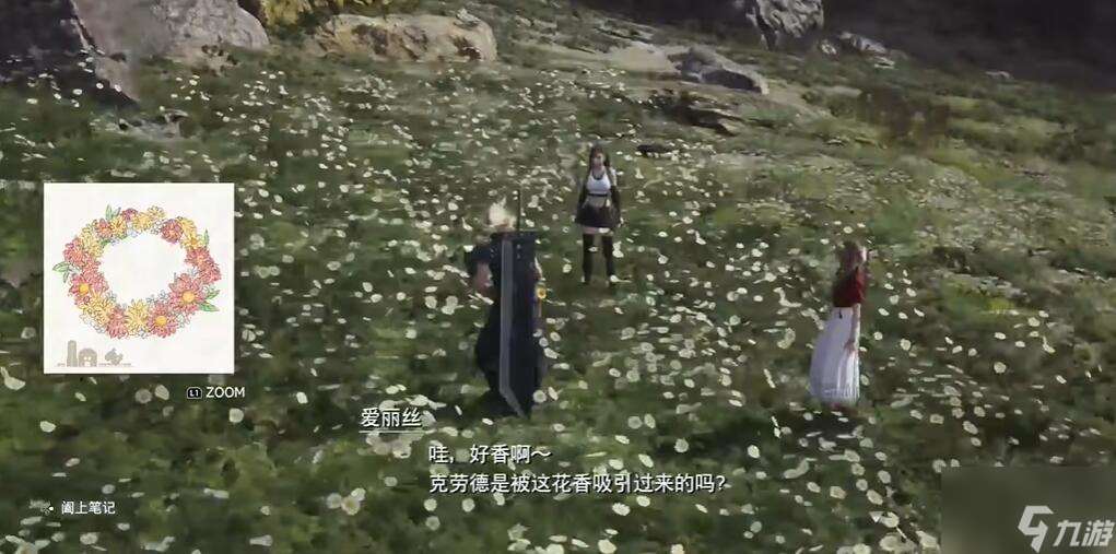 ff7重生山丘上绽放的花朵在哪里