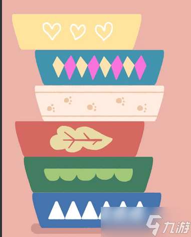 再玩亿关6个碗叠在一起怎么玩