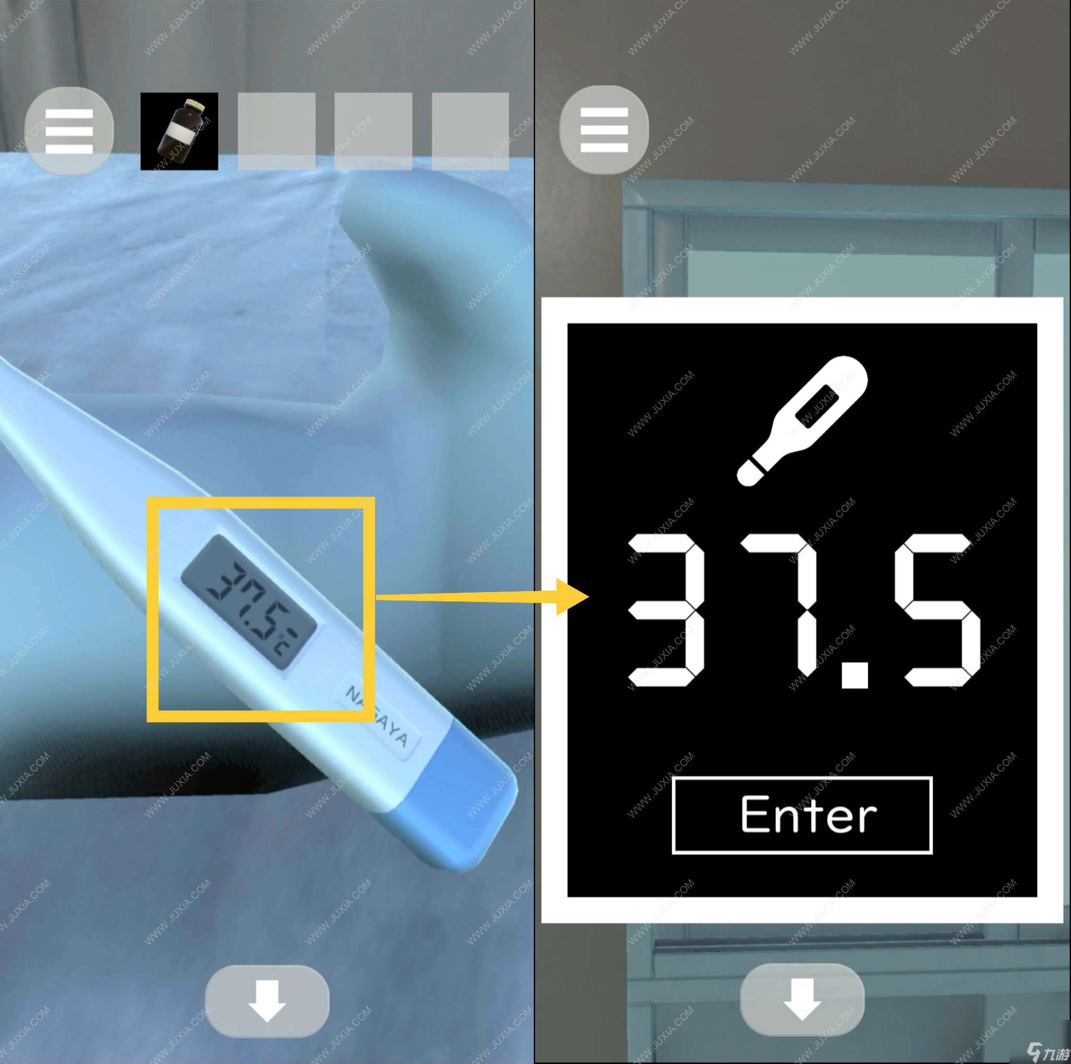 保健室脱出白色圆球怎么用 体温计解谜攻略