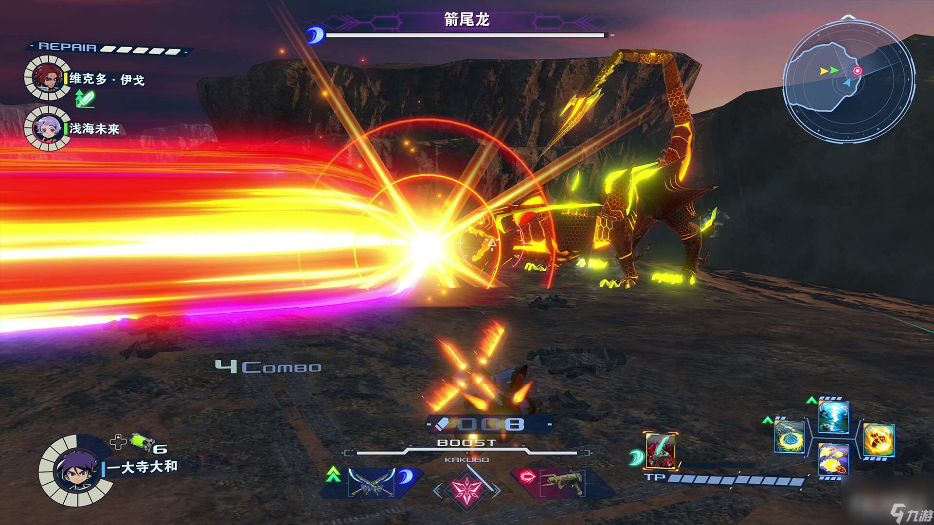 大逆襲機器人動作RPG《百萬噸級武藏W：WIRED》公布