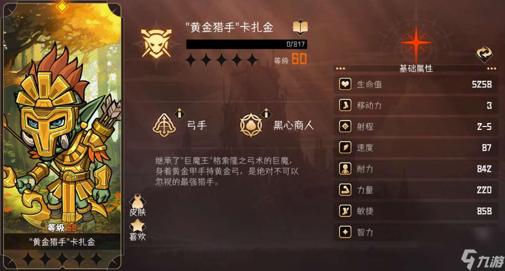 冒險尋寶然后打敗魔王卡扎金角色介紹