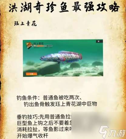 欢乐钓鱼大师洪湖最后两条鱼获取方法