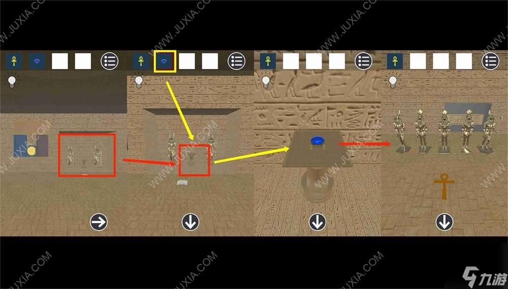 逃脱游戏古埃及金字塔攻略下 符号图案解谜攻略
