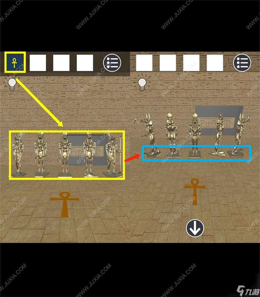 逃脱游戏古埃及金字塔攻略下 符号图案解谜攻略