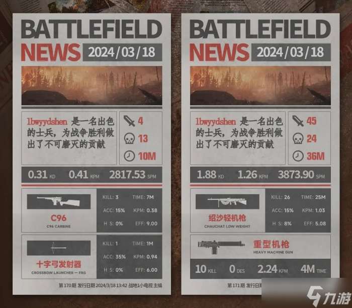戰地風云1支援兵武器怎么選