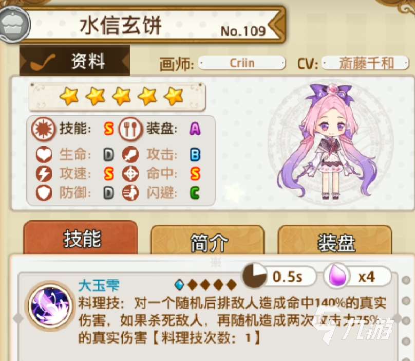 料理次元水信玄饼怎么样 料理次元水信玄饼介绍