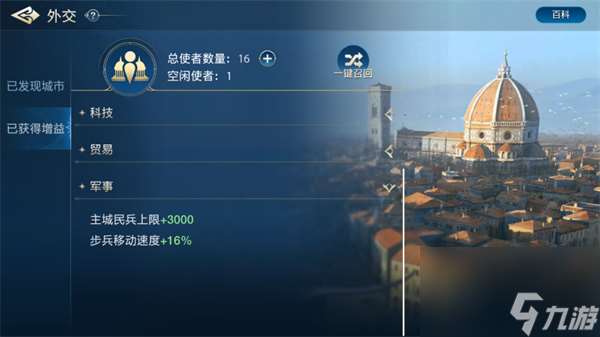 世界启元城市外交玩法及小技巧介绍