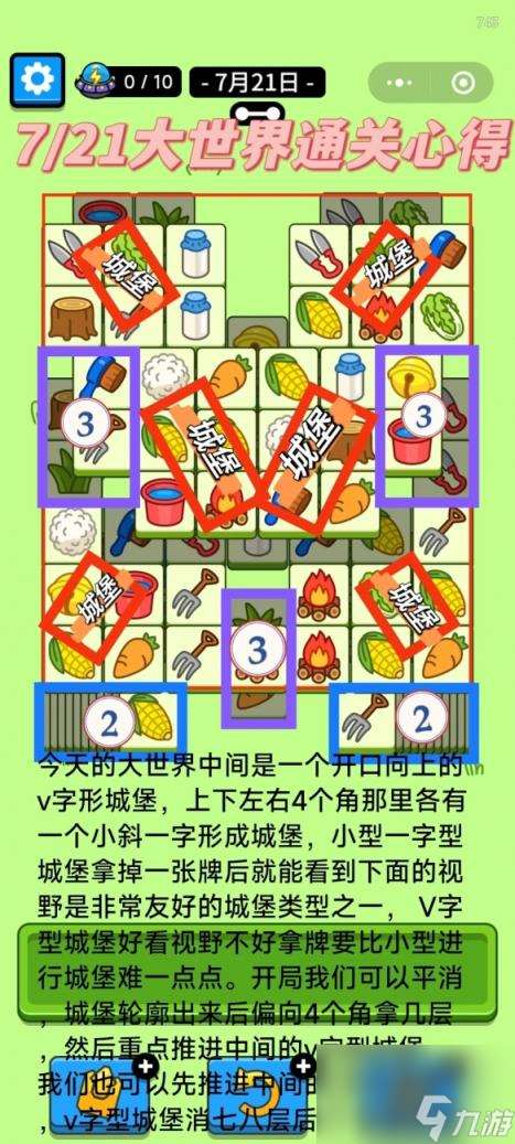 羊了個羊2024年7月21日攻略