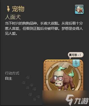 ff14人面犬宠物怎么获得 ff14人面犬获得方法