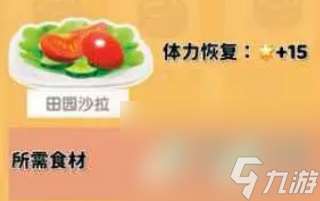 《心动小镇》烛光晚餐食谱配方一览