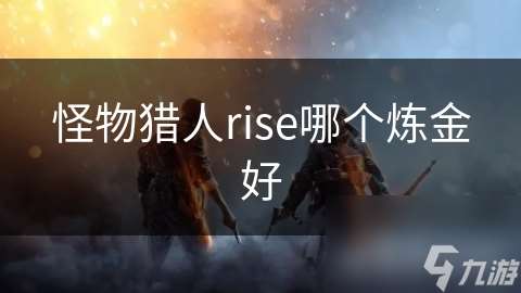 怪物猎人rise哪个炼金好