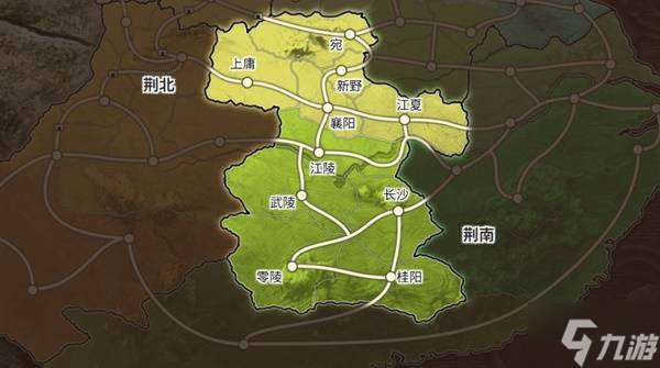 《三国志8重制版》地区分布图 地区名、州名一览