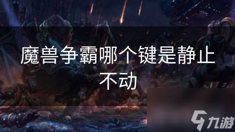 魔兽争霸哪个键是静止不动