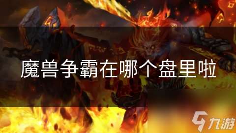 魔兽争霸在哪个盘里啦