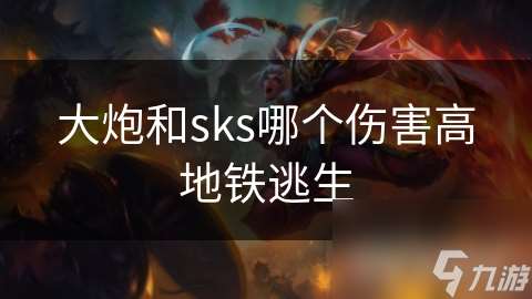 大炮和sks哪个伤害高地铁逃生