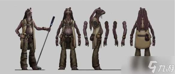 《星球大战:日蚀》概念艺术图泄露！展示游戏角色设计