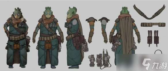 《星球大战:日蚀》概念艺术图泄露！展示游戏角色设计