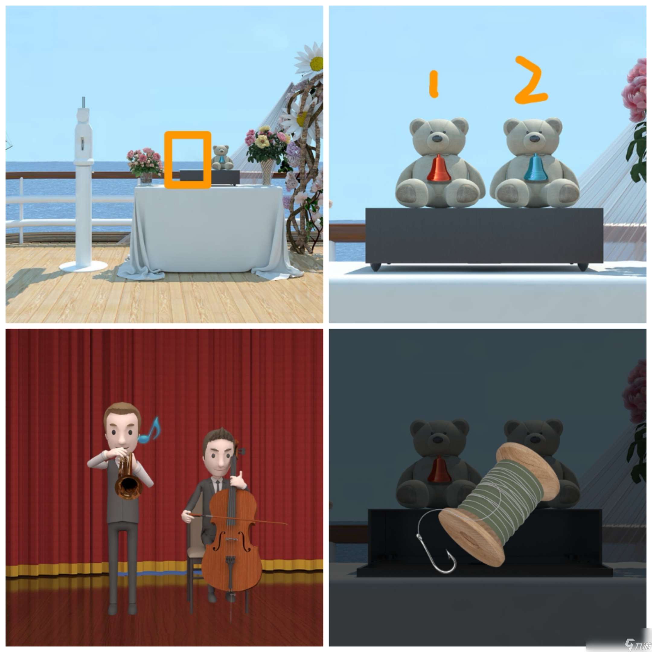 《Escape Room：偵探社》海上婚禮攻略圖文