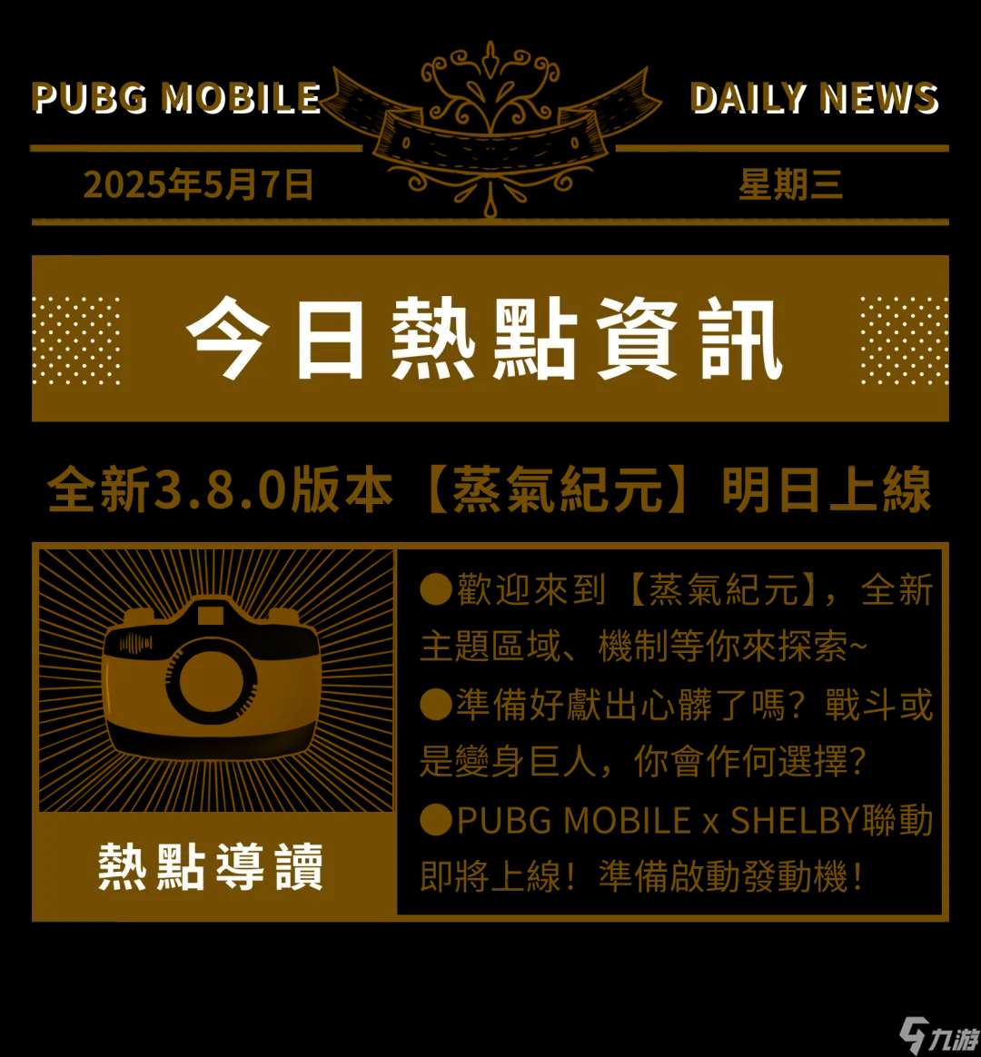 绝地求生国际服3.8.0版本更新公告