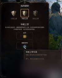 博德之門3王冠之誓圣武士如何升級解鎖能力
