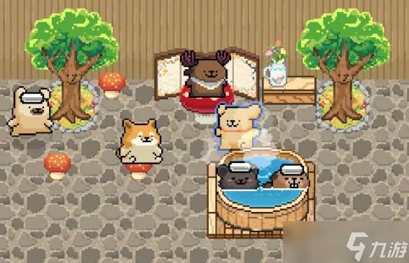 這澡堂誰泡了不迷糊？線條小狗官方游戲《線條小狗：動物溫泉》定檔5月14日Steam發(fā)售