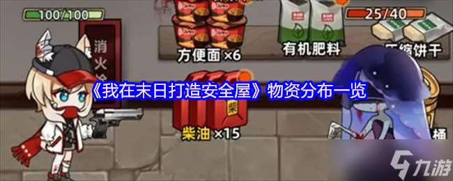 我在末日打造安全屋物資怎么分布-我在末日打造安全屋物資分布一覽