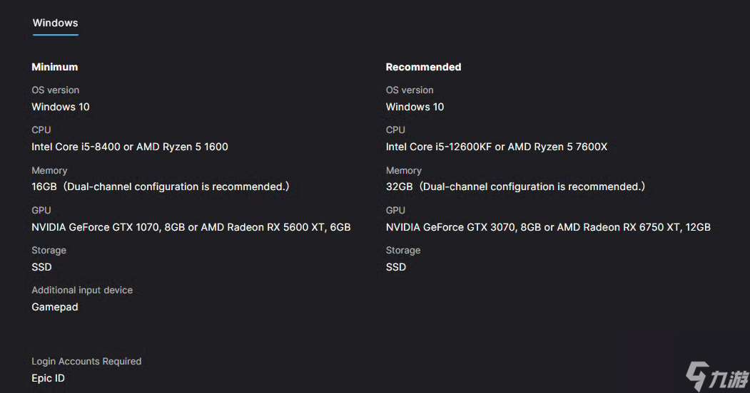 明末渊虚之羽配置要求是什么 明末渊虚之羽电脑配置要求一览